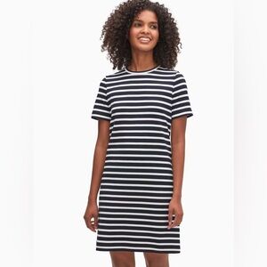 Kate Spade Stripe Zip Back Dress w/ Pockets Size XL